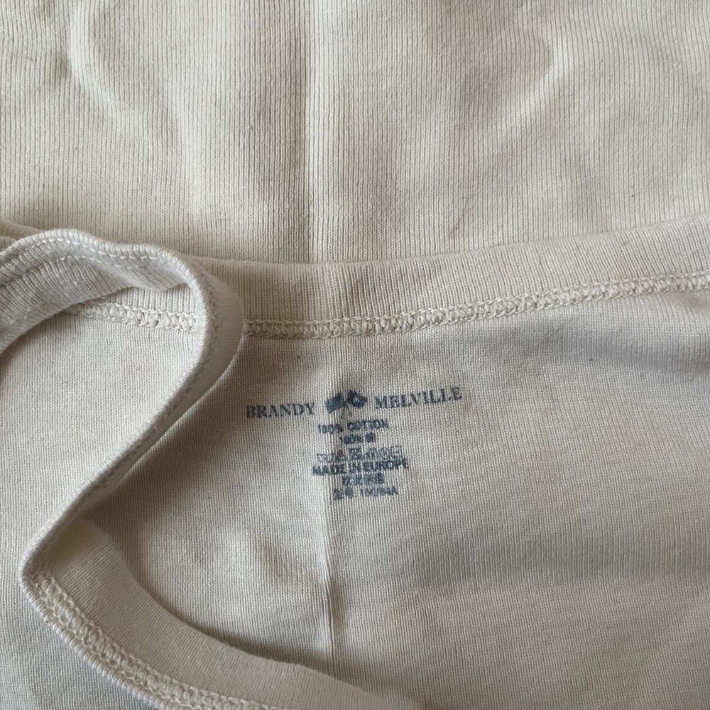 Brandy Melville White Tank Top - Picture 3 of 3